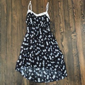 Black and white dress